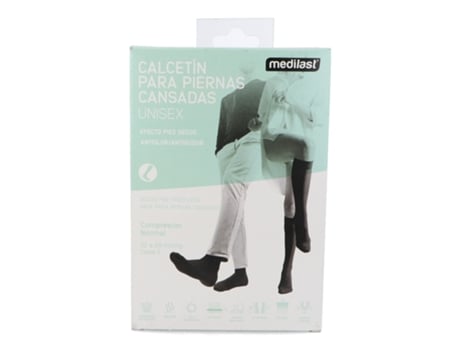 Meias de Compressão MEDILAST Negro Comp. Normal Confort M