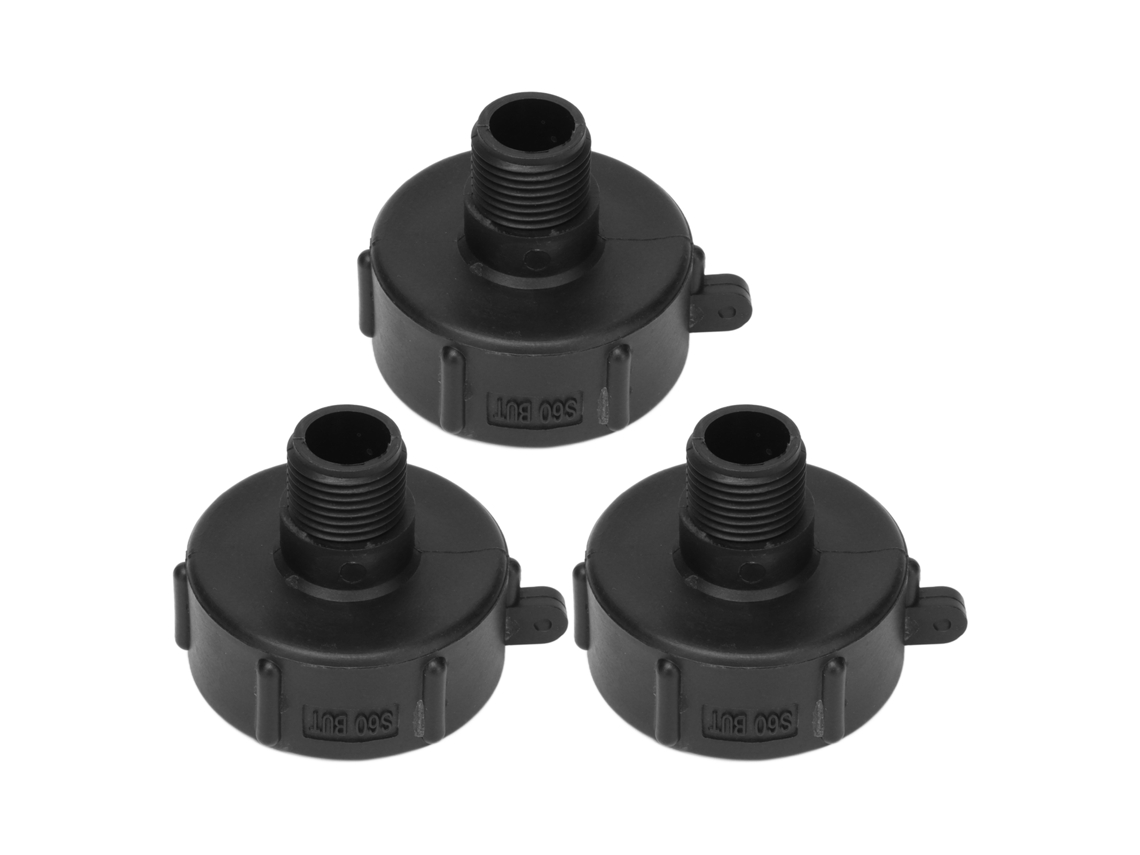 Laxiscreed Adaptador De Dreno Em Abs Para Tanque Ibc Com Rosca G3/4