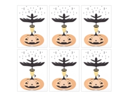 Adesivos Autoadesivos Halloween Para Banheiro 30x20cm