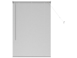 Conjunto 1 Persianas Venecianas Vidaxl Prateado Alumínio (130 X 90 Cm)