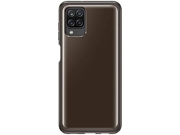 Capa SAMSUNG Galaxy A12 Soft Clear Preto