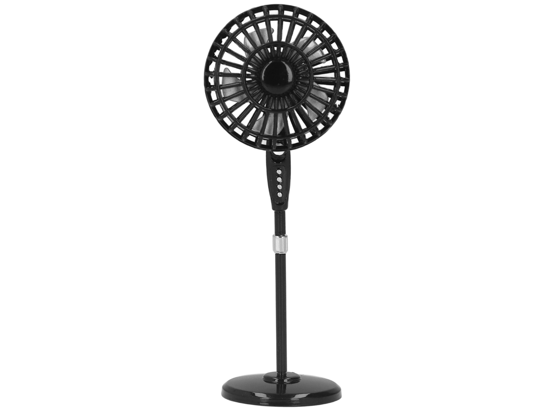 Ventilador Miniatura Para Casa De Boneca De Metal 1:12 Modelo Elétrico
