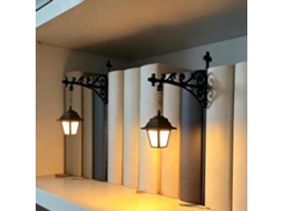 Conjunto De 2 Luminárias Estante E Lanternas Biblioteca, 23,5 Cm,