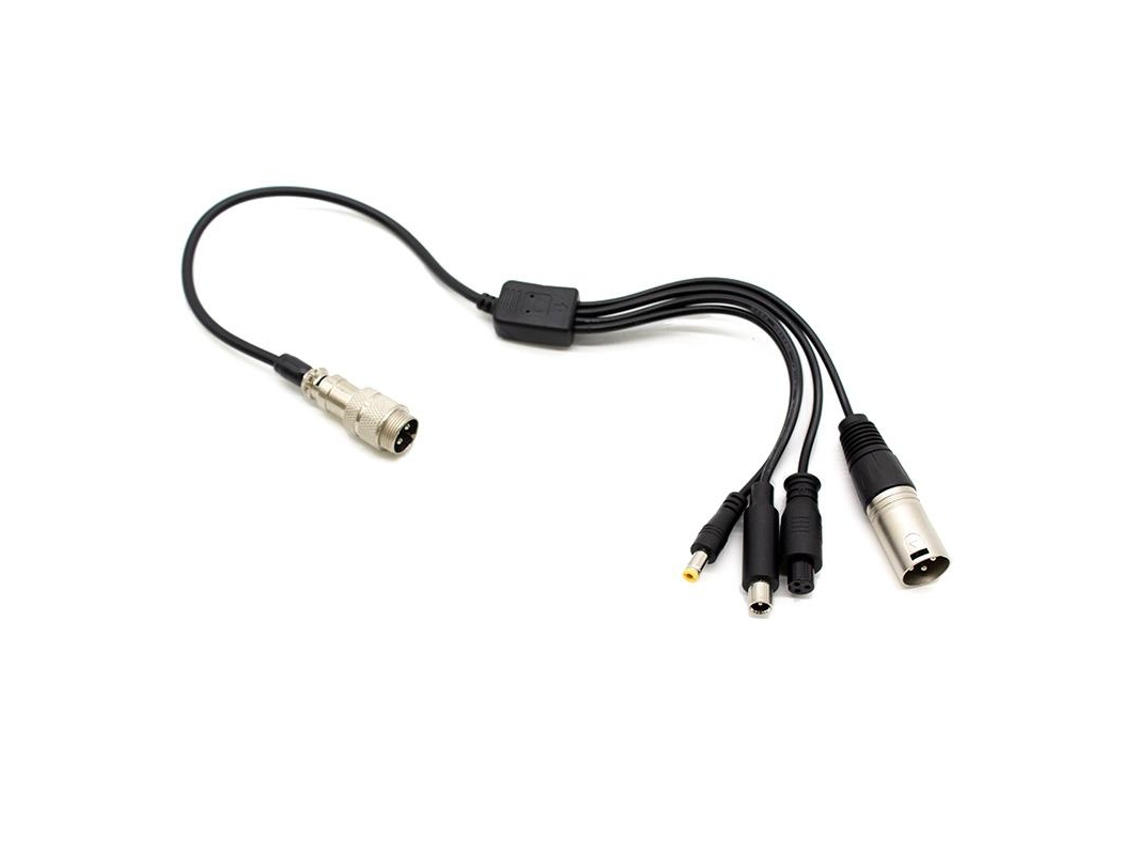 Adaptador Gx16 Para Dc/xlr/gx12