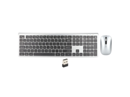Conjunto De Teclado E Mouse Sem Fio Conexão Sem Fio 2.4g Teclado De Tamanho Completo Com 108 Teclas