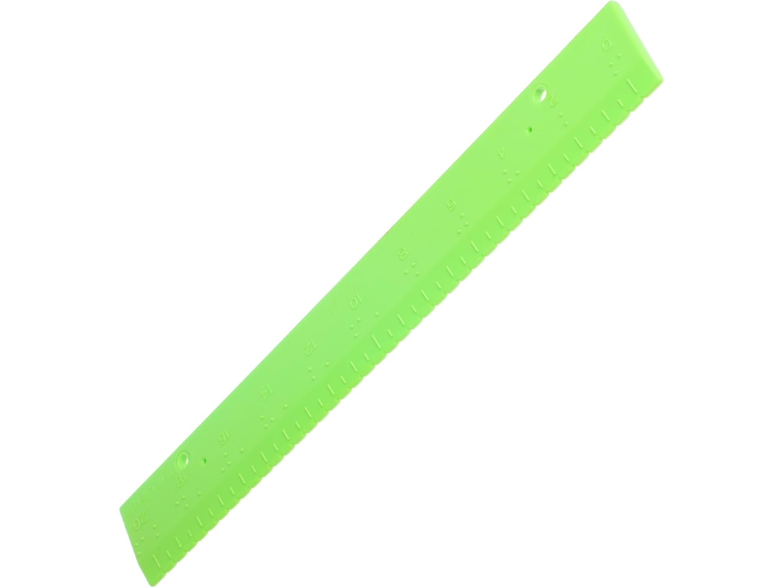 Green Régua Em Pp Para Cegos, Ferramenta de Aprendizagem