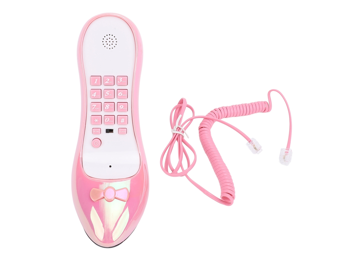 Mali telefone em Forma de Sapato de Salto Alto com Armazenamento de Números Abs Decorativo para Casa Multicor