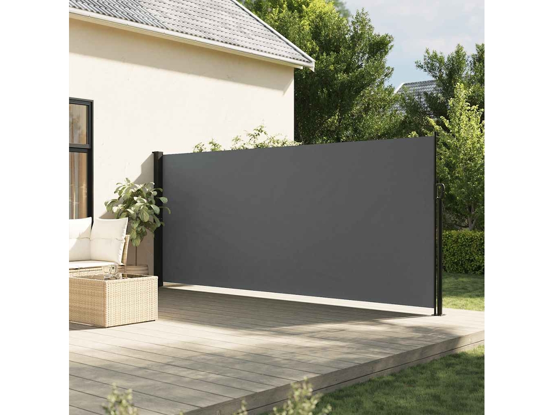 Vidaxl Toldo Lateral Retrátil Antracite 160x300 Cm