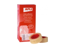 Pack de 8 Fitas Adesivas Transparentes 19mm X 33m Apli