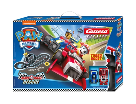 Pista CARRERA GO Patrulha Pata: Ready Race Rescue (Idade Mínima: 6 Anos - 15.8x68x49 cm)