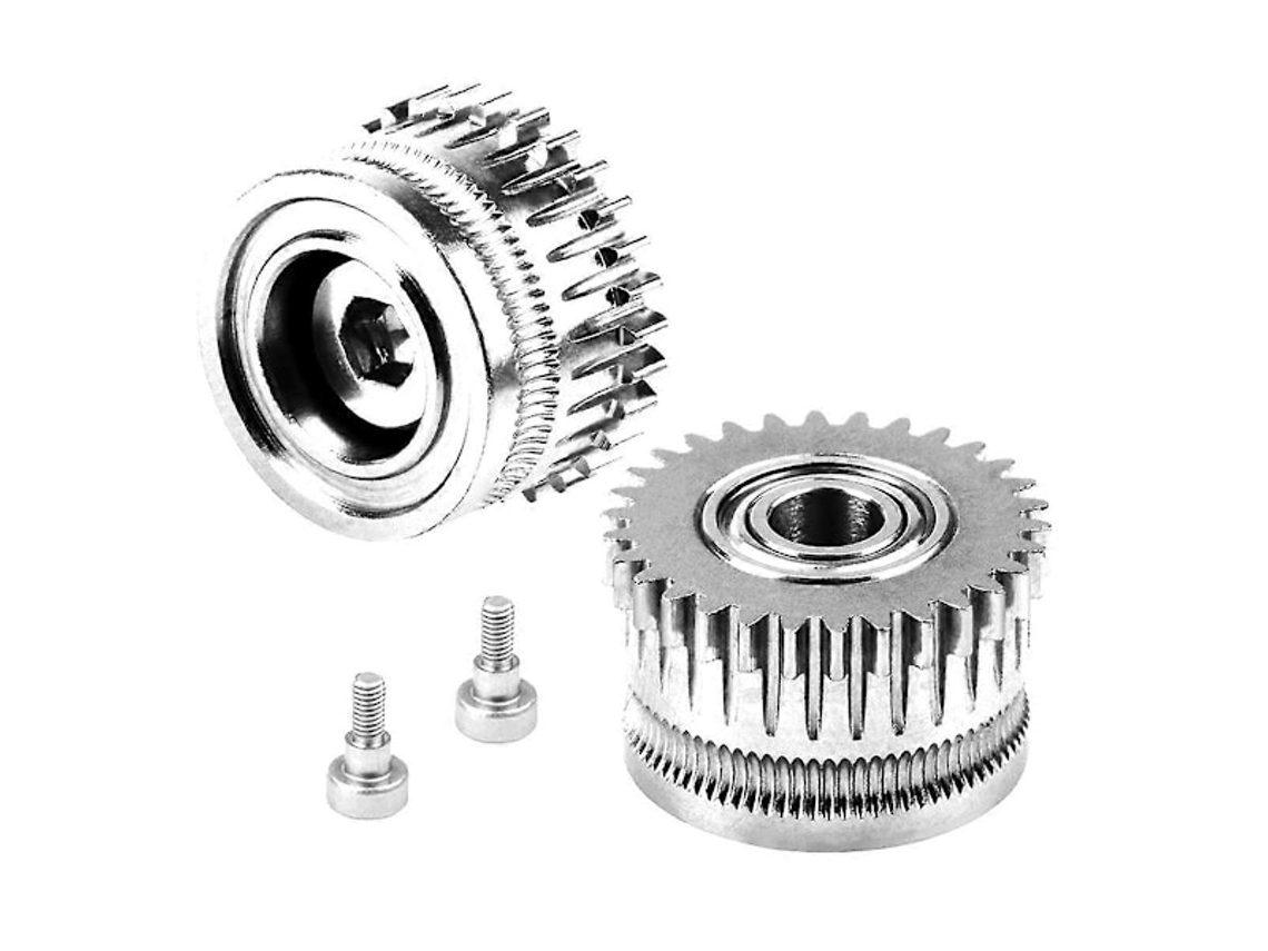 Kit De Extrusão Com Duas Engrenagens Metálicas Para Impressoras 3d K1, K1c E K1 Max (2 Peças)