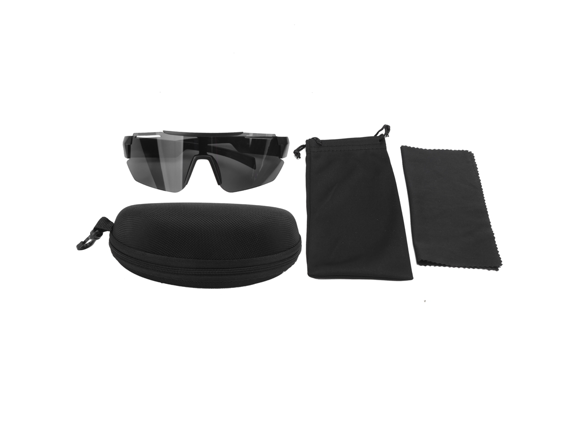 Óculos de Ciclismo Antivento Areia UV Preto 9031 para Uso Externo