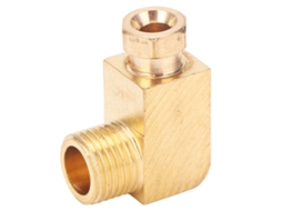 Conector De Codo De Latón Para Tubería De Aceite, Bloque Rectangular, Adaptador De Conexión Pl410