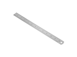 Régua Emoshayoga De 30cm, Régua De Metal Em Aço Inoxidável Com Escala Clara E Precisa, 2 Unidades De Medida Para Desenho