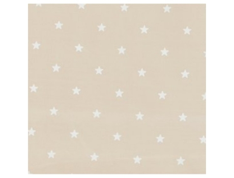 Protetor de Berço  Microfibre Star Branco/Bege 70-80