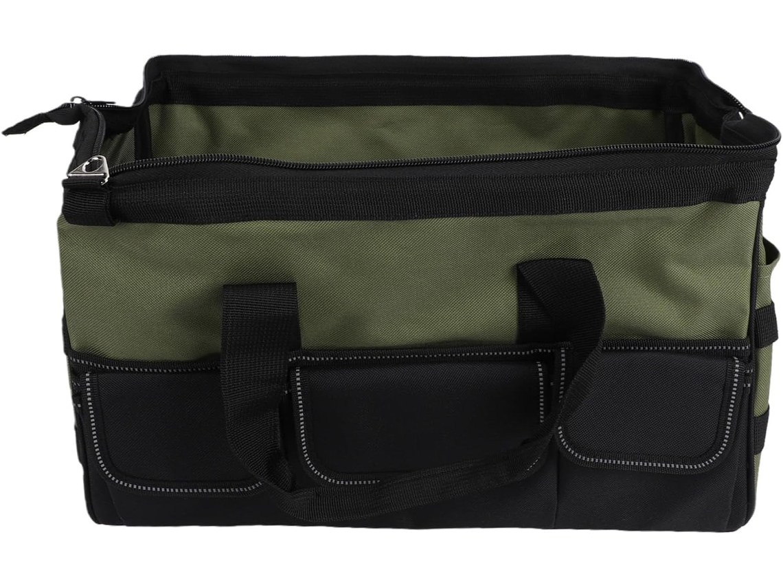 Bolsa para ferramentas Gowenic de 40 cm com 16 dobras, resistente e portátil, com 25 compartimentos e organizador à prova d'água.