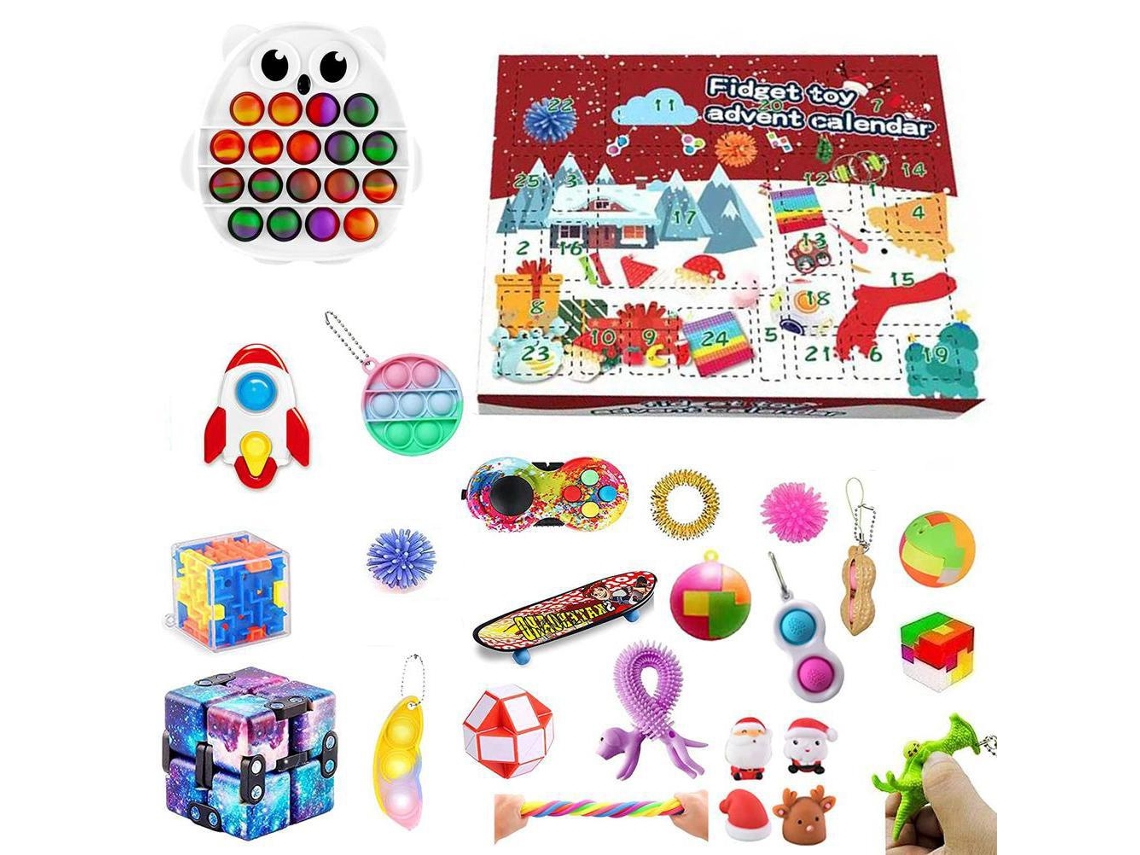 Calendário De Natal Laxiscreed Com Sensores De Estímulo, Relaxamento E Contagem Regressiva Para O Natal