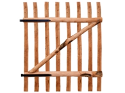 Fence Gate, Fence Gates Vidaxl Marrom Madeira (n/a)
