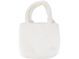 Bolsa De Mão Feminina De Pelúcia Com Estampa De Coelho Em Relevo, Leve E Elegante.