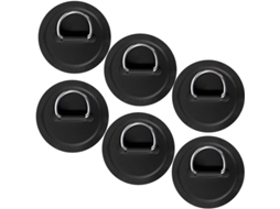 6 Parches De Anel-d Em Aço Inoxidável Para Barco Inflável Kayak Dinghy Sup