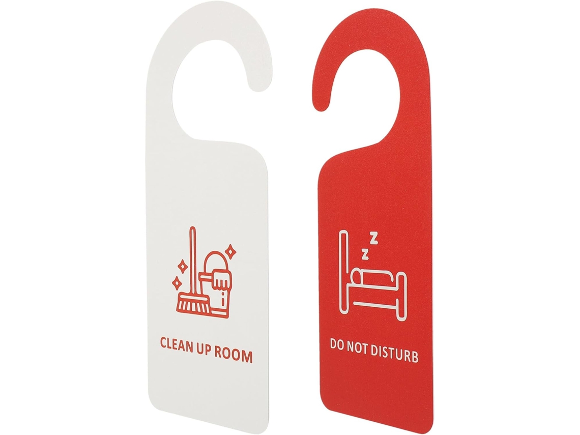Placa De Pvc Para Pendurar Com A Inscrição Não Perturbe, Medindo 8, 46x 3, 34 Polegadas, Ideal Para Portas De Quartos E