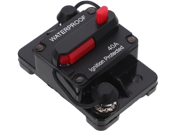 Disjuntor De Rearme Automático 40 A 12 V 36 Para Montagem Em Caixa À Prova D'água