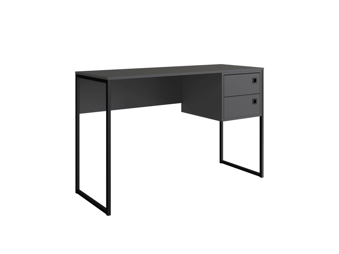 Secretária Juvenil 2 Gavetas Cinza 75X120X45 Cm VENPRODIN
