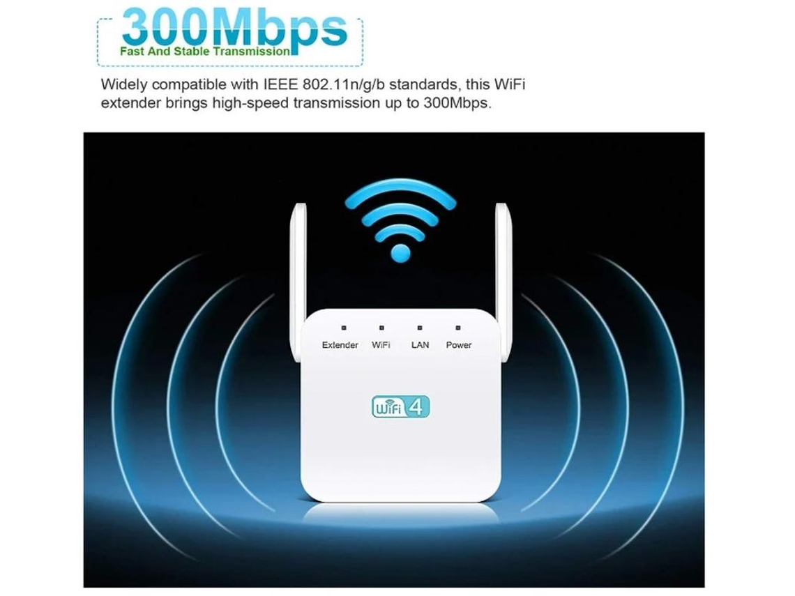 Extensor Wifi, Alcance Para Casa/escritório, Repetidor/roteador/modo Ap Yizhood.
