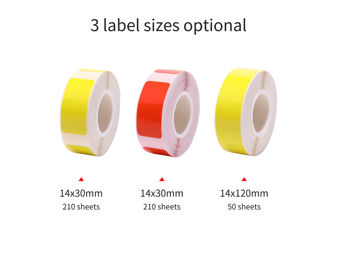 Rótulo Termal Pet Niimbot, 14x120mm, Resistente à Água, Rasgos, 55 Folhas S/MARCA