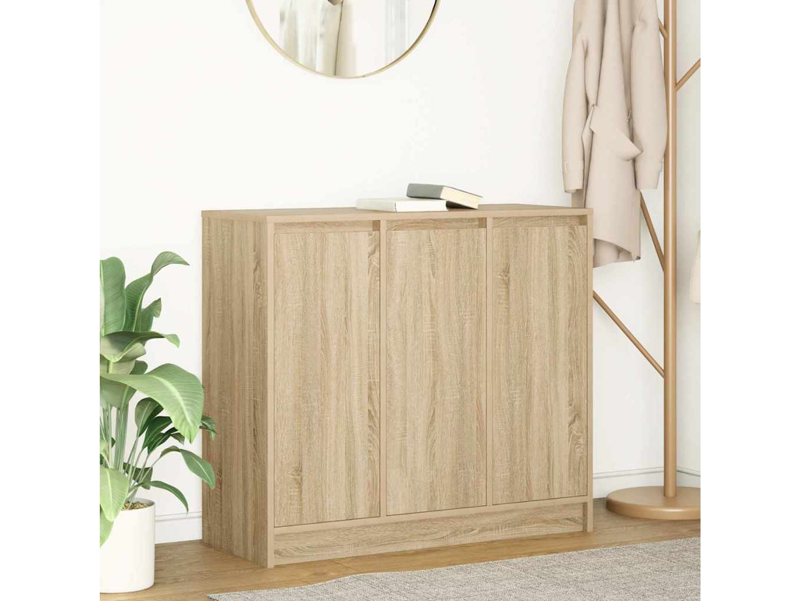 Vidaxl Aparador 85x34x76 Cm Deriv. De Madeira Carvalho Sonoma