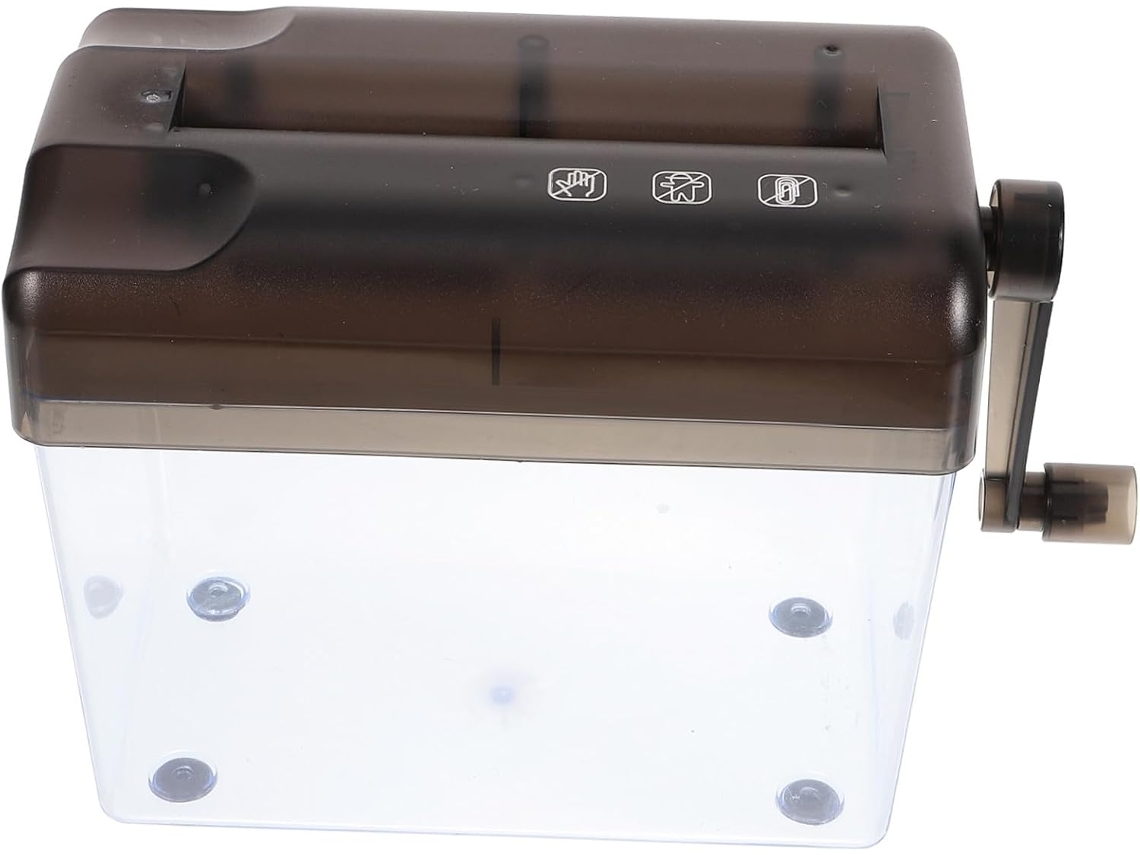 Petit Destructeur De Documents De Bureau Manuel A6 Em Abs Compact Simple Para Bureau Et École,