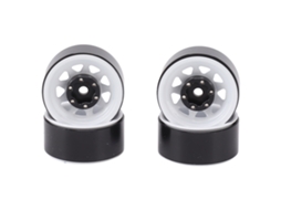 4 Rodas Beadlock 1 Polegada Sulco Profundo Universal Para Carro Rc Traxxas Atv Peças Com Parafusos Brancos