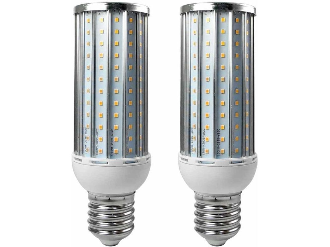 Lâmpada led e40 50w alumínio branco frio 192x2835 smd ac 110/220v 2 unidades S/MARCA