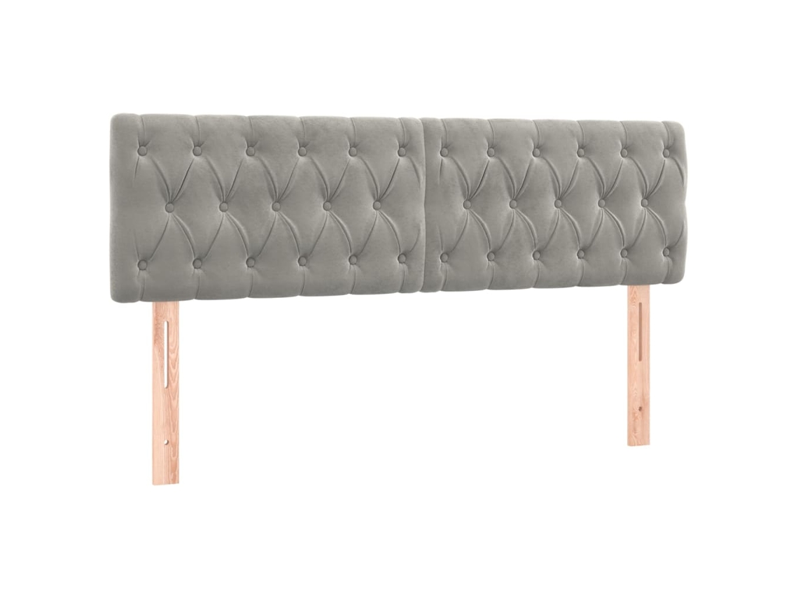 Headboard, Headboards Vidaxl Cinzeto Veludo (144 Cm)