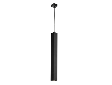 Suspensão Quadrada Fluke em Metal Preto 60 cm