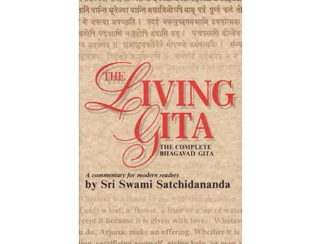 Livro living gita de swami satchidananda (inglês)