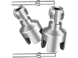 Dechous Conjunto De 2-ferramentas Para Rosquear Tubos Plástico 1 2e 3 4, Rosqueamento Interno E Externo, Aço Carbono