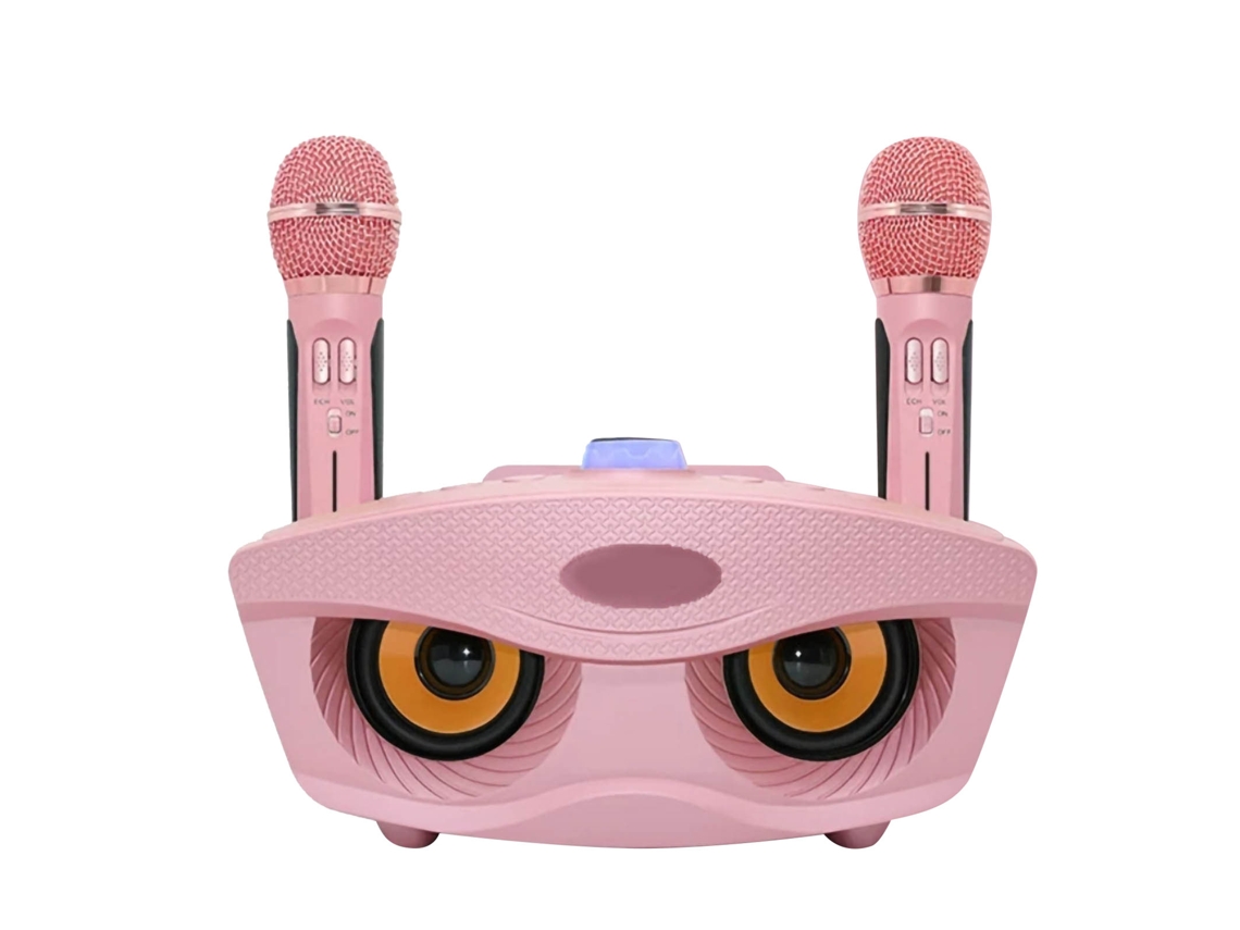 Sistema de Som de Ktv Doméstico Máquina de Karaokê para Celular e Tv Todo em um EOOCOO (dois Microfones, Bluetooth Sem Fio)