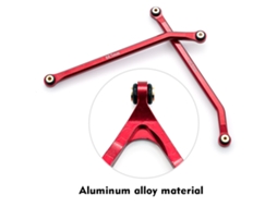 Conjunto De Vínculos De Chassi Com Alta Altura De Alumínio Para Carro Rc 1/24 Axial Scx24 90081 B17