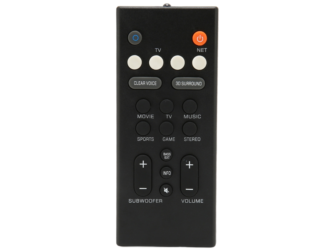 Controle remoto Mali para soundbar Yas 109bl, 209bl, outros