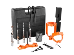 Conjunto De Acessórios Para Furadeira Com Cinzéis Quadrados E Adaptador Universal Tekmaquinas