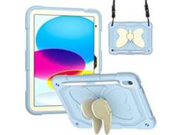 Capa Para Tablet Lurelia, Compatível Com Samsung Galaxy Tab A9 X110/x115, Azul, Pc, Proteção Antiquedas