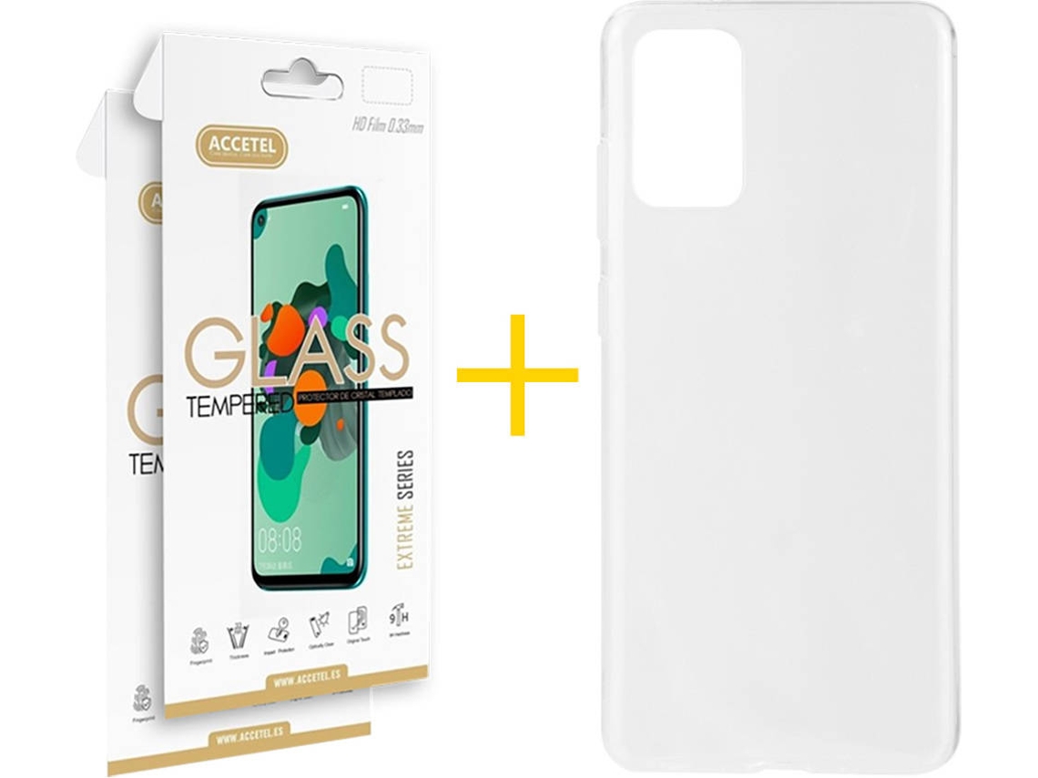 Capa + 2 Películas para Xiaomi ACCETEL Transparente Claro