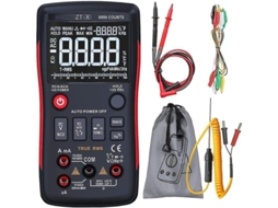 Multímetro Digital Profissional Display True Rms, Mostrador De Temperatura Ca De 3 Linhas 9999 Slowmoose