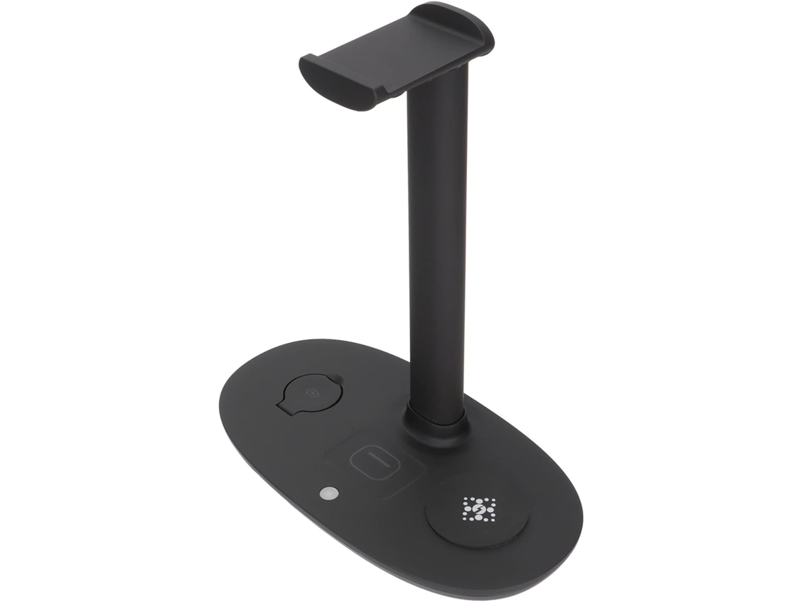 Lurelia Organizador Para Headset Gamer, Base Usb Com Luz, Carregamento Usb, Abs