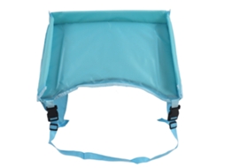 Bandeja Para Assento De Carro Para Crianças, À Prova Dágua, Estável, Macia, Ajustável, Para Viagem, Para Crianças Pequenas, Azul Brilvibera