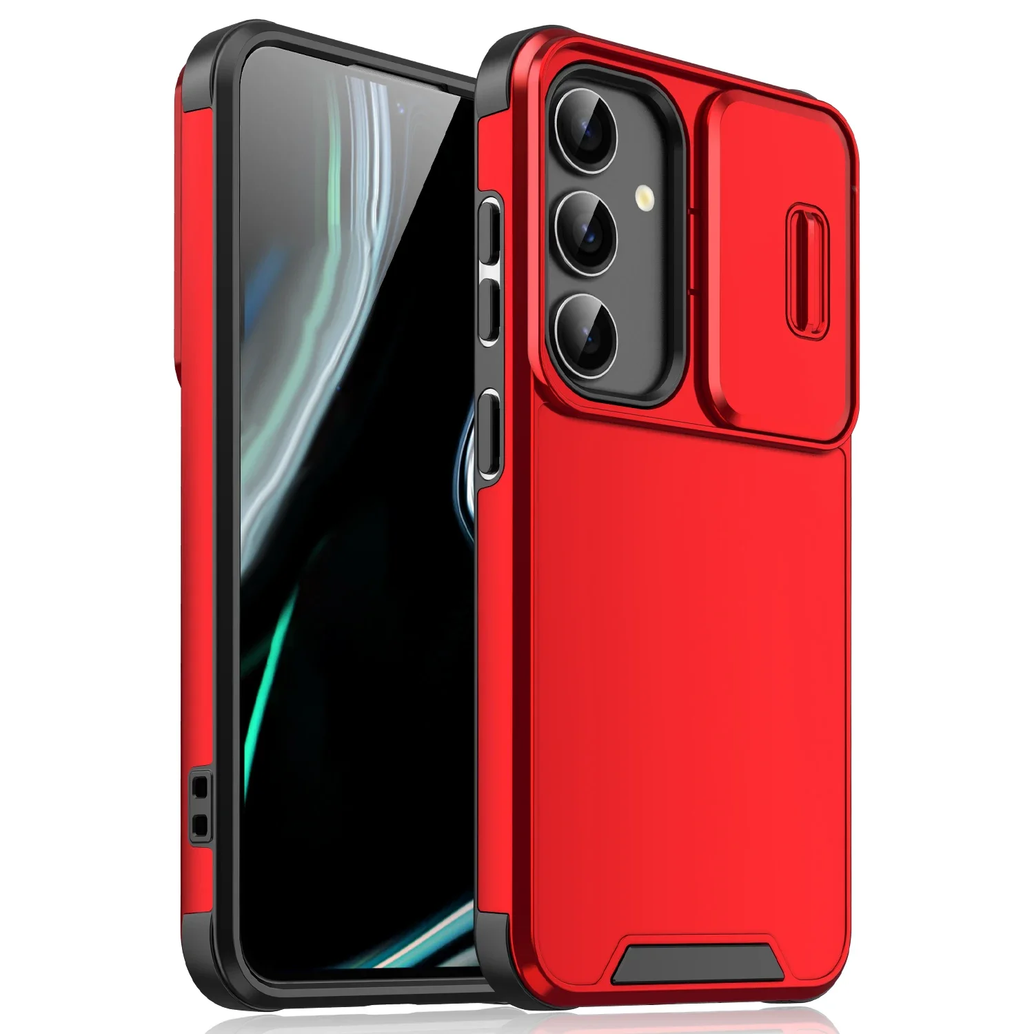 (samsung Note 10 Plus, Vermelho) Capa De Celular Elegante E Resistente A Impactos Para Samsung, Protege A Parte Traseira.