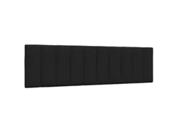 Vidaxl Almofadão De Cabeceira Hanko 180 Cm Tecido Preto