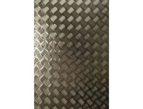 Lote 2x Adesivo decorativo para móveis metálicos - 150 x 45 cm - Cinza alumínio