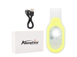 (luz Amarela Fria) Lanterna De Segurança Recarregável Via Usb, Ideal Para Caminhadas, Acampamentos, Etc.